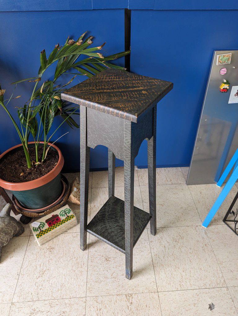 Wood Plant Stand Or Accent Side Table 