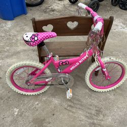 Girls Hello Kitty 16 inch Bike