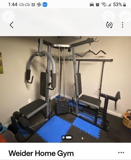 Weider Weight Training Home Gym