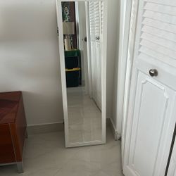  Jewelry Armoire with Full Length Mirror