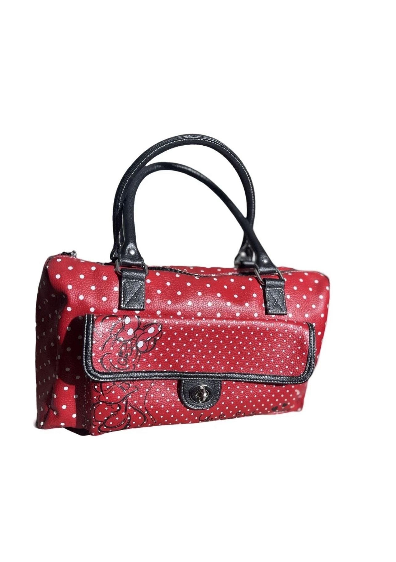 Disney Minnie Mouse red polka dot tote bag