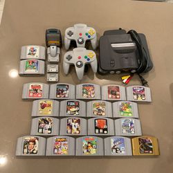 N64 Nintendo 64 System And Games 