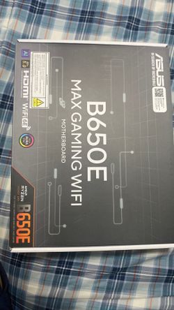 New unopened Asus B650E max gaming wifi motherboard