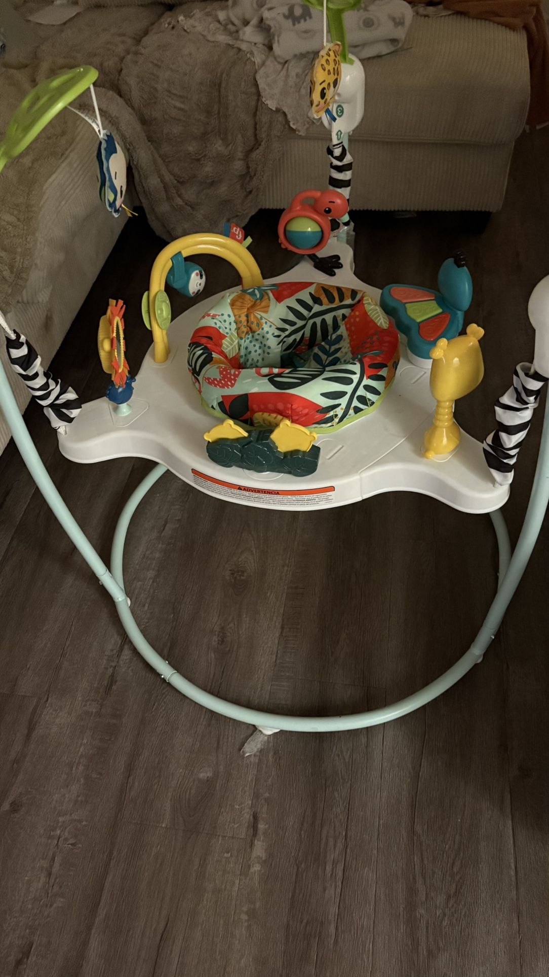 Fisher Price Jumping Jungle Jumperoo Baby Jumper with Lights and Sound