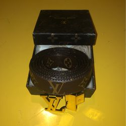 Louis Vuitton belt do you say