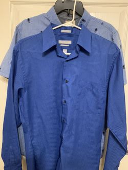 2 Casual Men’s Blue Shirts Small