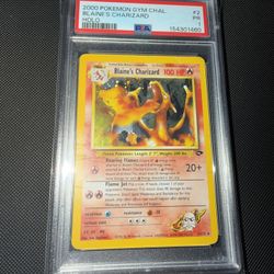 Pokemon Blaines Charizard Psa 1