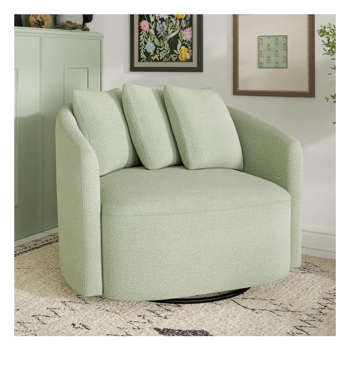 Beautiful Drew Chair by Drew Barrymore, Sage