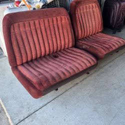 Chevy GMC OBS 88-94 Red Front Seats 60/40 