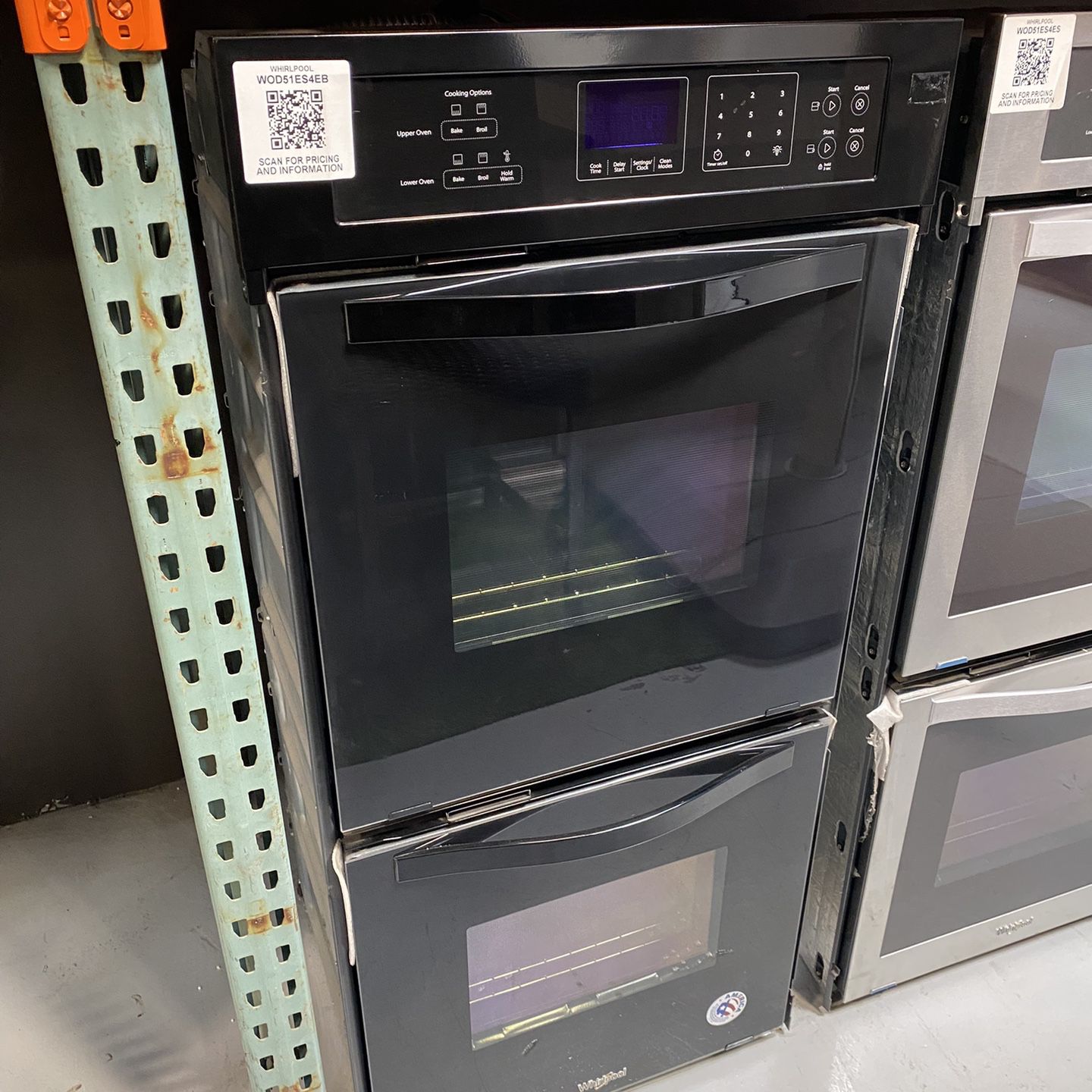 Black Stainless Steel 6.2 Cu. Ft. Double Wall Oven