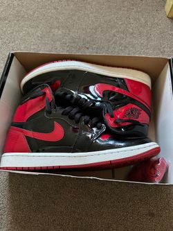 Patent leather jordan 1s