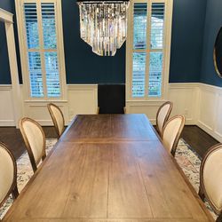 Restoration Hardware St James Rectangular Dining Table And Chairs 