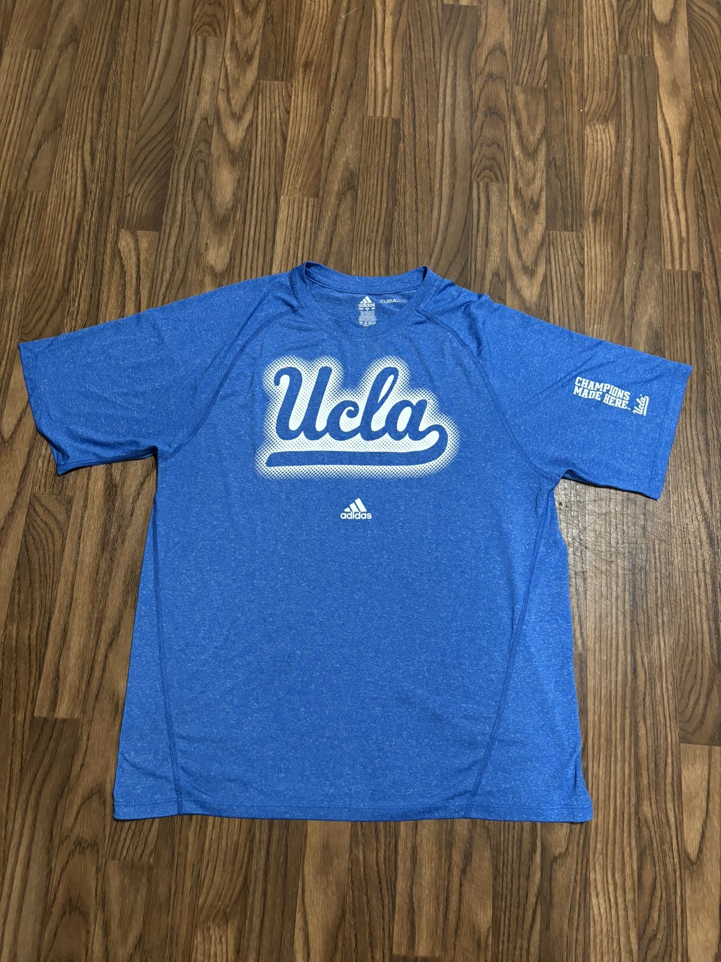 Adidas ClimaLite * Men’s UCLA Bruins Short Sleeve * Size Large.