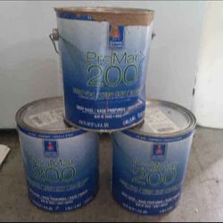 2.5 Gallons Sherwin Williams Almond Roca 9105 Brown Eggshell Finish Interior Paint