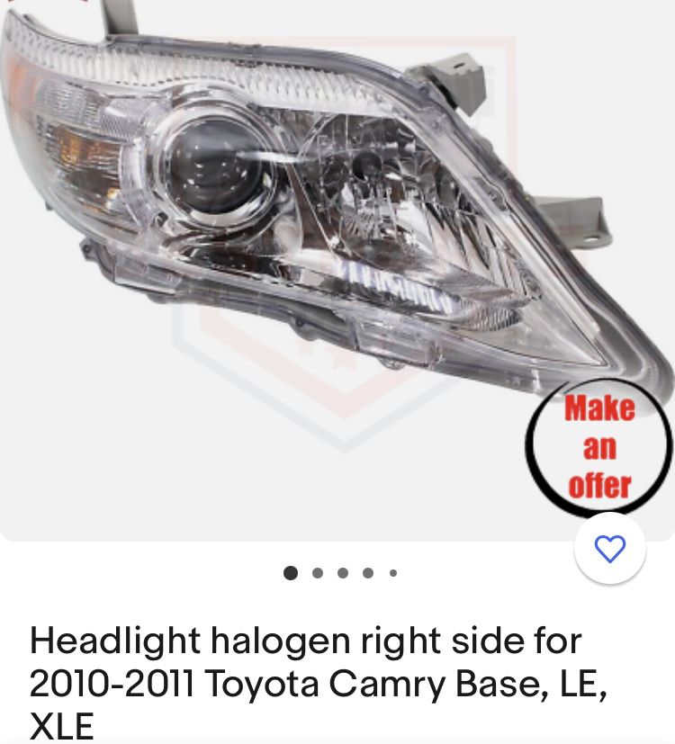 Toyota Camry Headlights 