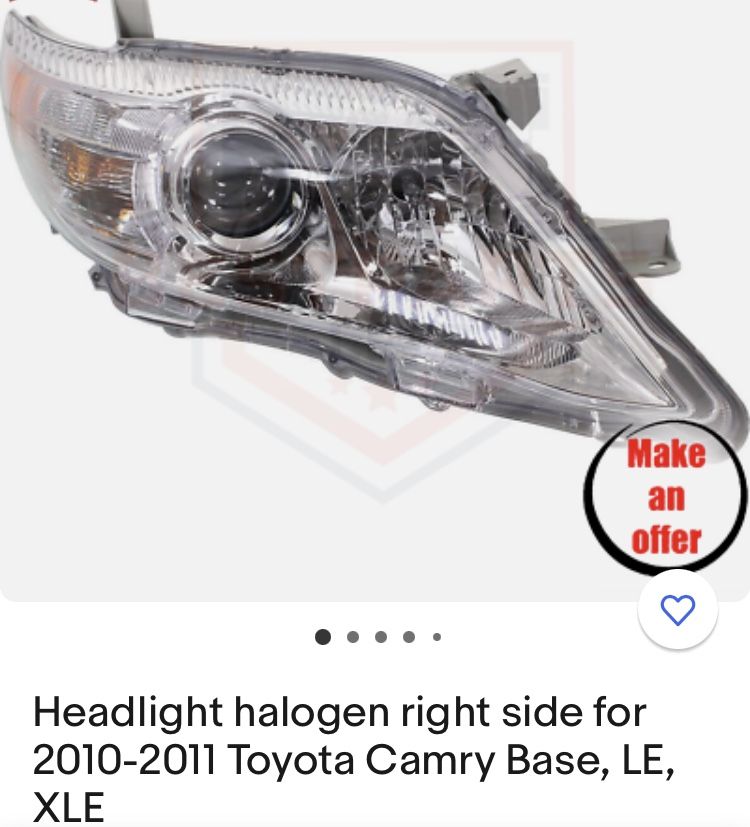 Toyota Camry Headlights