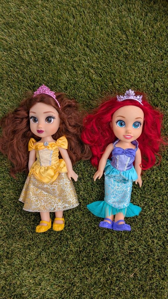 Disney Princess Belle Ariel Dolls