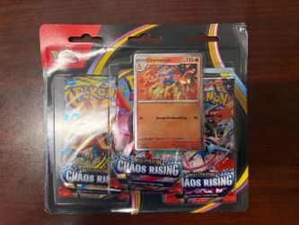 Pokemon TCG: Chaos Rising 3-Pack Blister - Charmeleon