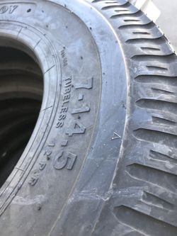 1 New Power King Power King Low Boy - 7/14.5 Tires - 14.5 7145
