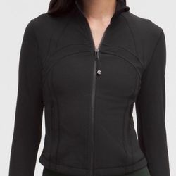 Black Cropped Lululemon Define Jacket 
