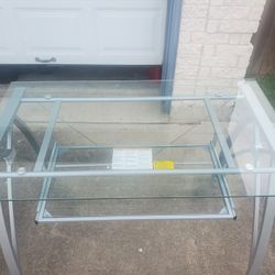 Glass Computer Desk $115 Or Best Offer