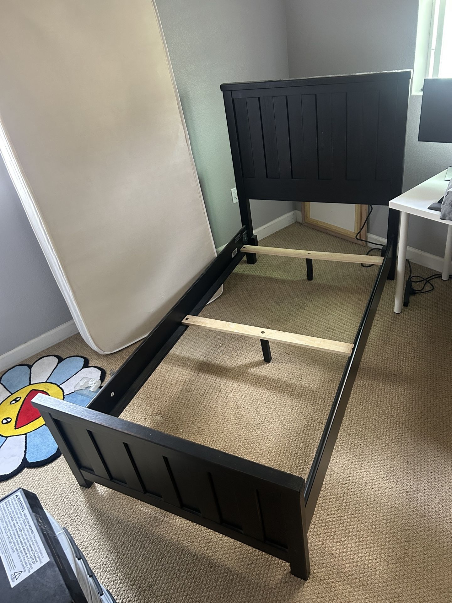 Twin Bed frame (with box spring)  