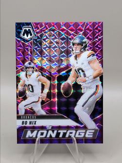 2025 Mosaic Bo Nix Purple /49