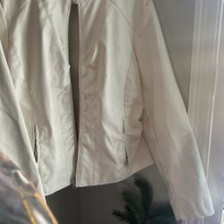 White Leather Jacket