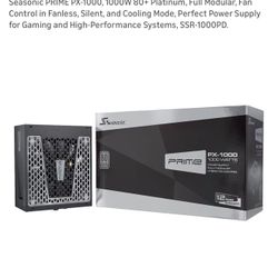 Power Supply Seasonic PRIME PX-1000, 1000W 80+ Platinum
