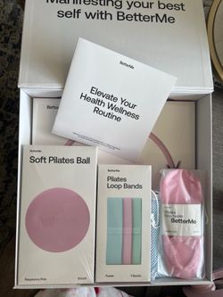 BetterMe Pilates Essential Kit Raspberry Pink New In Box - sealed 5-Piece Set