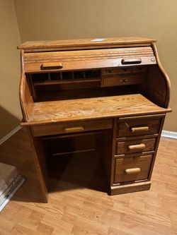 Wooden desk