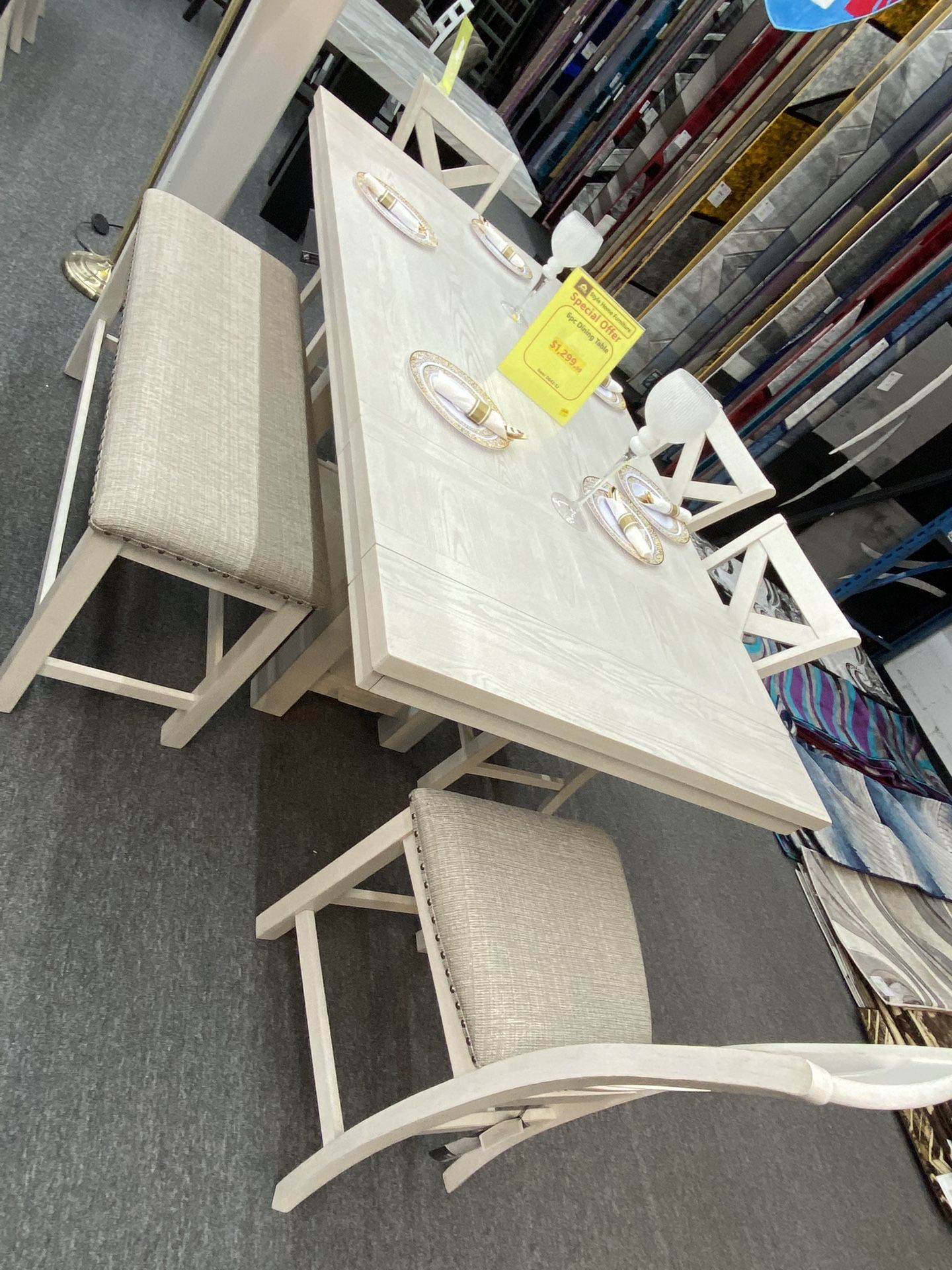 6 Pc Dinning Table Set $1,299.99