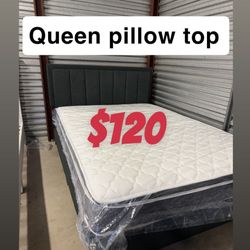 Queen Pillow Top Mattress 