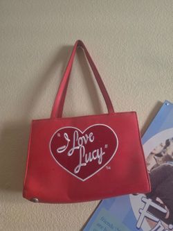 I Love Lucy Red Tote Handbag