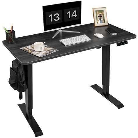 Height Adjustable Sit-Stand T-Shape Desk