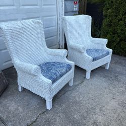 Two Wicker Chairs