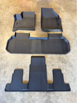 2024 2025 2026 Chevy Traverse All Weather Floor Liner Set Genuine Chevrolet