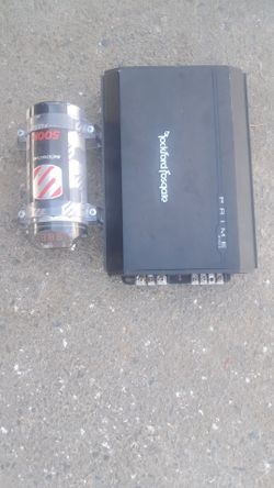 Rockford Fosgate amplifier and power capacitor