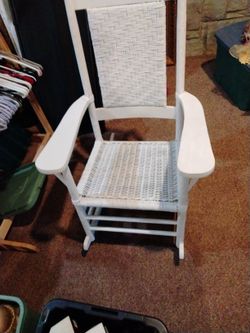 Full Size Wicker Rocker