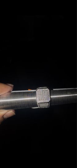 Ring moissanite Silver