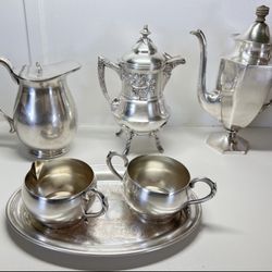 Vintage Silver Plate  6 pieces