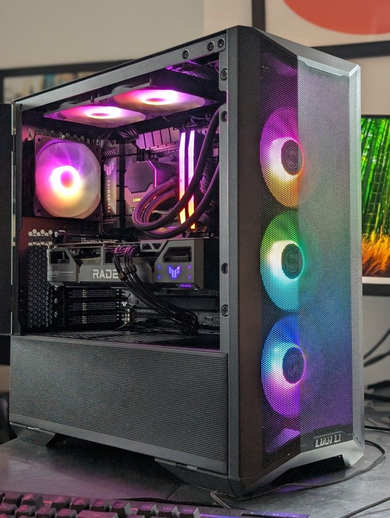 AMD Ryzen 7800X3D Radeon RX 9700 X670E Custom Gaming PC 32GB DDR5 4TB AIO