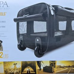 Sherpa® Ultimate On Wheels Soft-Sided Pet Carrier NEW