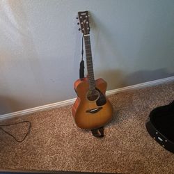 Yamaha Guitar And Road Runner Case