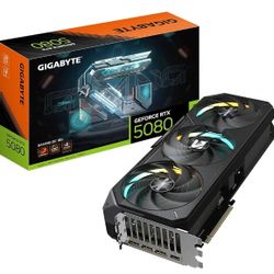 GIGABYTE GeForce RTX 5080 Gaming OC 16G Graphics Card, WINDFORCE Cooling System, 16GB 256-bit GDDR7, GV-N5080GAMING OC-16GD Video Card