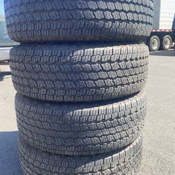 Goodyear 265/70R16 Territory AT tires (4) like new tread ~ Tacoma frontier canyon Colorado etc