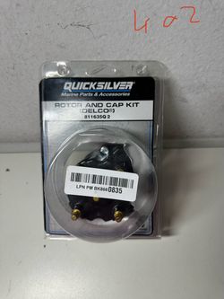 QUICKSILVER GENUINE MERCURY ROTOR & CAP KIT, DELCO, 811635Q 2