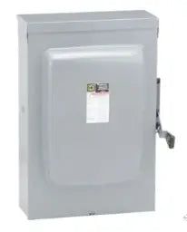 SQD -Safety switch, general duty, fusible, 2 pole, 3 wire, 240VAC, 400A, Type 3R, with neutral