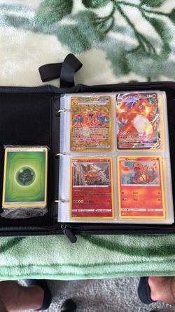 Binder Full of Pokemon Cards