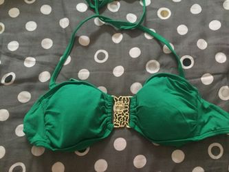 Green bikini top